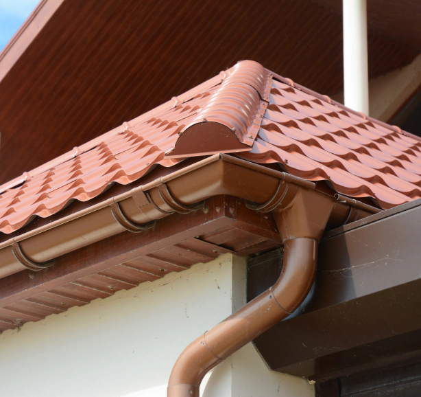 newly installed gutter